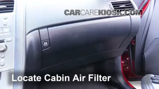 2010 Lexus HS250h Premium 2.4L 4 Cyl. Filtre à air (intérieur) Changement